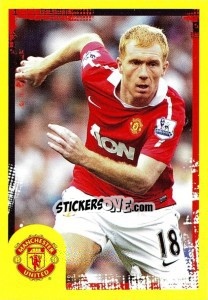 Sticker Paul Scholes - Manchester United 2010-2011 n. 92 - Panini