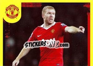 Sticker Paul Scholes (1 of 2) - Manchester United 2010-2011 n. 93 - Panini