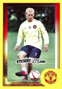 Sticker Paul Scholes - Manchester United 2010-2011 n. 95 - Panini