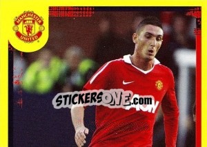 Sticker Federico Macheda (1 of 2) - Manchester United 2010-2011 n. 123 - Panini
