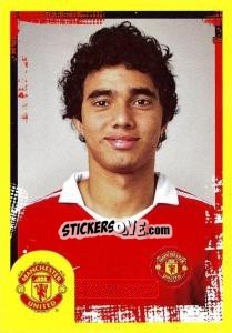 Sticker Fabio da Silva - Manchester United 2010-2011 n. 129 - Panini