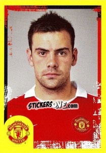 Sticker Darron Gibson - Manchester United 2010-2011 n. 132 - Panini