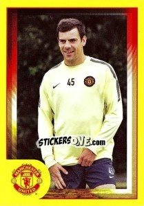 Sticker Darron Gibson - Manchester United 2010-2011 n. 133 - Panini