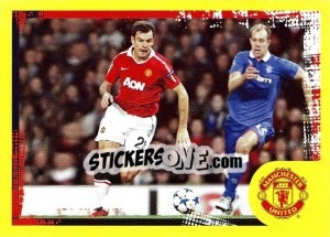 Sticker Darron Gibson - Manchester United 2010-2011 n. 134 - Panini