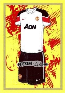 Sticker Away Kit - Manchester United 2010-2011 n. 149 - Panini