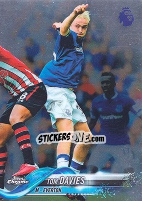 Sticker Tom Davies - Premier League Chrome 2018-2019 n. 3 - Topps