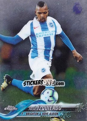 Sticker José Izquierdo - Premier League Chrome 2018-2019 - Topps