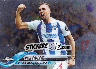 Sticker Shane Duffy - Premier League Chrome 2018-2019 n. 8 - Topps