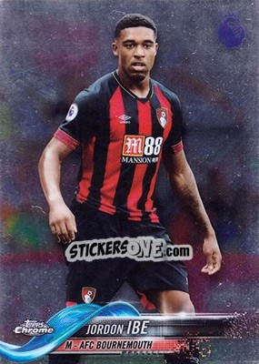 Sticker Jordon Ibe - Premier League Chrome 2018-2019 n. 14 - Topps