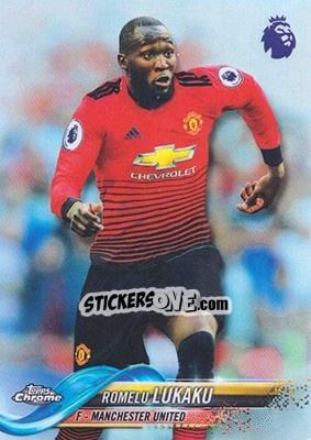 Sticker Romelu Lukaku - Premier League Chrome 2018-2019 n. 22 - Topps
