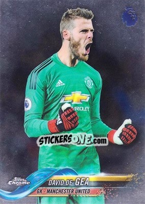 Sticker David de Gea - Premier League Chrome 2018-2019 n. 23 - Topps