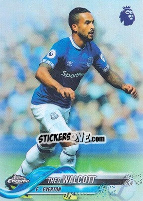 Sticker Theo Walcott - Premier League Chrome 2018-2019 n. 28 - Topps
