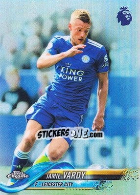 Sticker Jamie Vardy - Premier League Chrome 2018-2019 - Topps