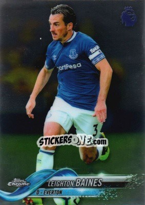 Sticker Leighton Baines - Premier League Chrome 2018-2019 n. 44 - Topps