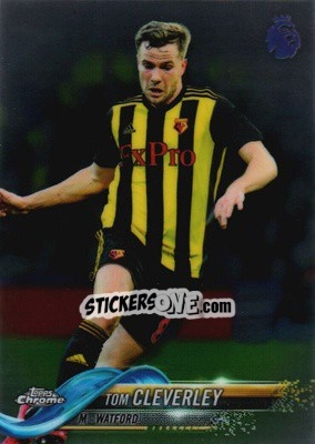 Sticker Tom Cleverley - Premier League Chrome 2018-2019 n. 45 - Topps