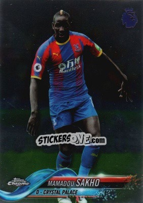 Sticker Mamadou Sakho - Premier League Chrome 2018-2019 n. 57 - Topps