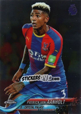 Figurina Patrick van Aanholt - Premier League Chrome 2018-2019 n. 59 - Topps