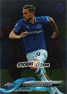 Sticker Gylfi Sigurðsson - Premier League Chrome 2018-2019 n. 69 - Topps