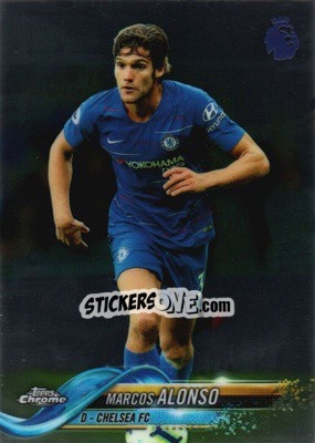 Sticker Marcos Alonso - Premier League Chrome 2018-2019 n. 78 - Topps