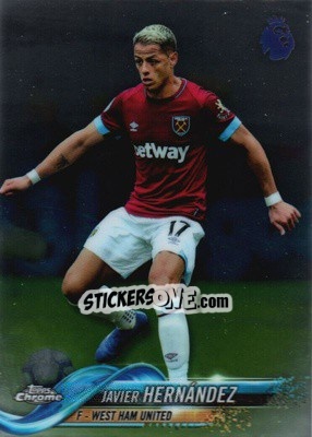 Sticker Javier Hernández - Premier League Chrome 2018-2019 n. 82 - Topps