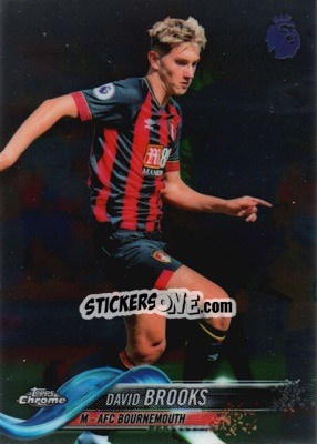Sticker David Brooks - Premier League Chrome 2018-2019 n. 87 - Topps