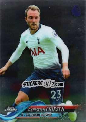 Sticker Christian Eriksen - Premier League Chrome 2018-2019 - Topps