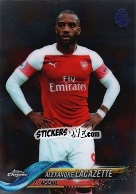 Sticker Alexandre Lacazette - Premier League Chrome 2018-2019 n. 95 - Topps