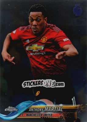 Sticker Anthony Martial - Premier League Chrome 2018-2019 n. 96 - Topps