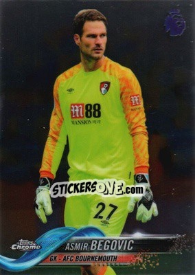 Sticker Asmir Begovic - Premier League Chrome 2018-2019 n. 97 - Topps