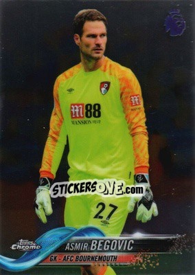 Sticker Asmir Begovic - Premier League Chrome 2018-2019 - Topps