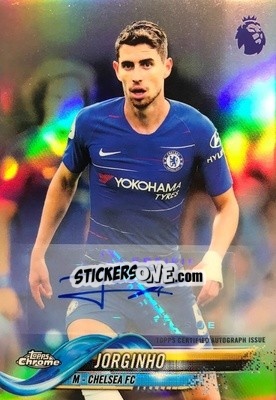 Sticker Jorginho - Premier League Chrome 2018-2019 n. a24 - Topps