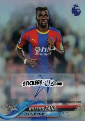 Sticker Wilfried Zaha - Premier League Chrome 2018-2019 n. a43 - Topps
