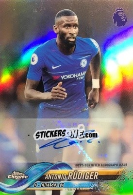 Sticker Antonio Rüdiger - Premier League Chrome 2018-2019 n. a63 - Topps