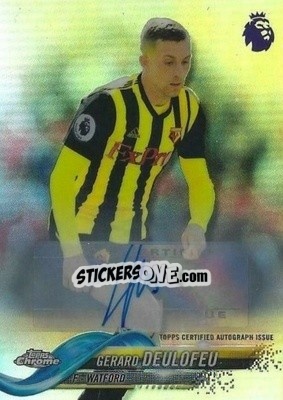 Sticker Gerard Deulofeu - Premier League Chrome 2018-2019 n. a68 - Topps