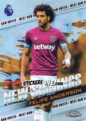 Sticker Felipe Anderson - Premier League Chrome 2018-2019 n. NS-FA - Topps