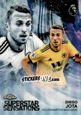 Sticker Diego Jota - Premier League Chrome 2018-2019 n. SS-DJ - Topps