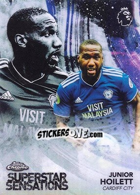Sticker Junior Hoilett - Premier League Chrome 2018-2019 - Topps