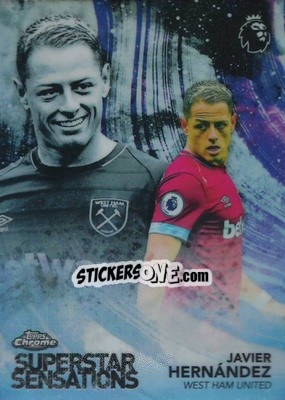 Sticker Javier Hernández - Premier League Chrome 2018-2019 n. SS-JHE - Topps