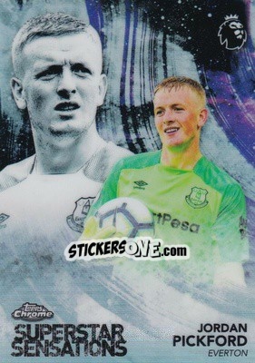 Sticker Jordan Pickford - Premier League Chrome 2018-2019 - Topps