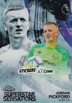 Sticker Jordan Pickford - Premier League Chrome 2018-2019 n. SS-JP - Topps