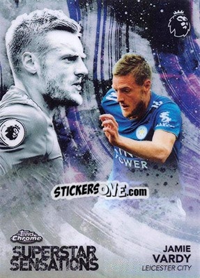 Sticker Jamie Vardy - Premier League Chrome 2018-2019 n. SS-JV - Topps