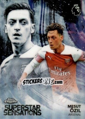 Sticker Mesut Özil - Premier League Chrome 2018-2019 n. SS-MO - Topps
