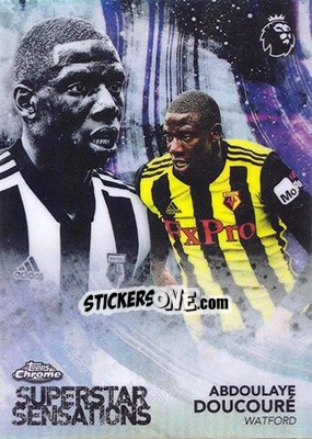 Sticker Abdoulaye Doucouré - Premier League Chrome 2018-2019 - Topps