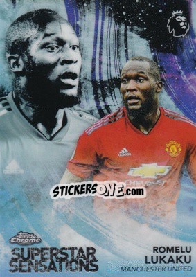 Sticker Romelu Lukaku - Premier League Chrome 2018-2019 n. SS-RL - Topps
