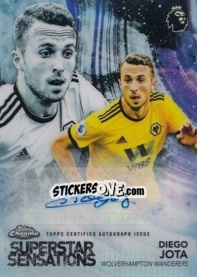Sticker Diego Jota - Premier League Chrome 2018-2019 n. A-SS-DJ - Topps