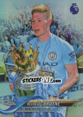 Sticker Kevin De Bruyne - Premier League Chrome 2018-2019 n. 50iv - Topps
