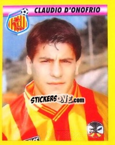 Sticker Claudio D'Onofrio - Calcio 1993-1994 - Merlin