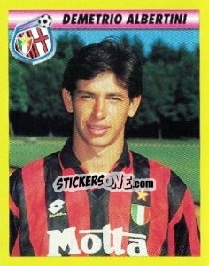 Figurina Demetrio Albertini - Calcio 1993-1994 - Merlin
