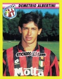 Sticker Demetrio Albertini - Calcio 1993-1994 n. 154 - Merlin