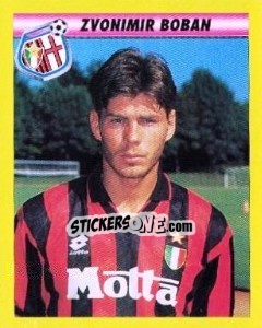 Sticker Zvonimir Boban - Calcio 1993-1994 - Merlin